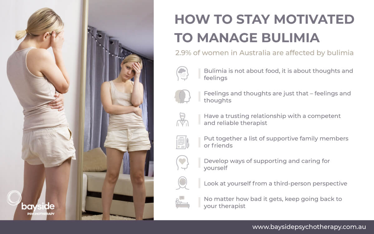 How to stay motivated to manage bulimia