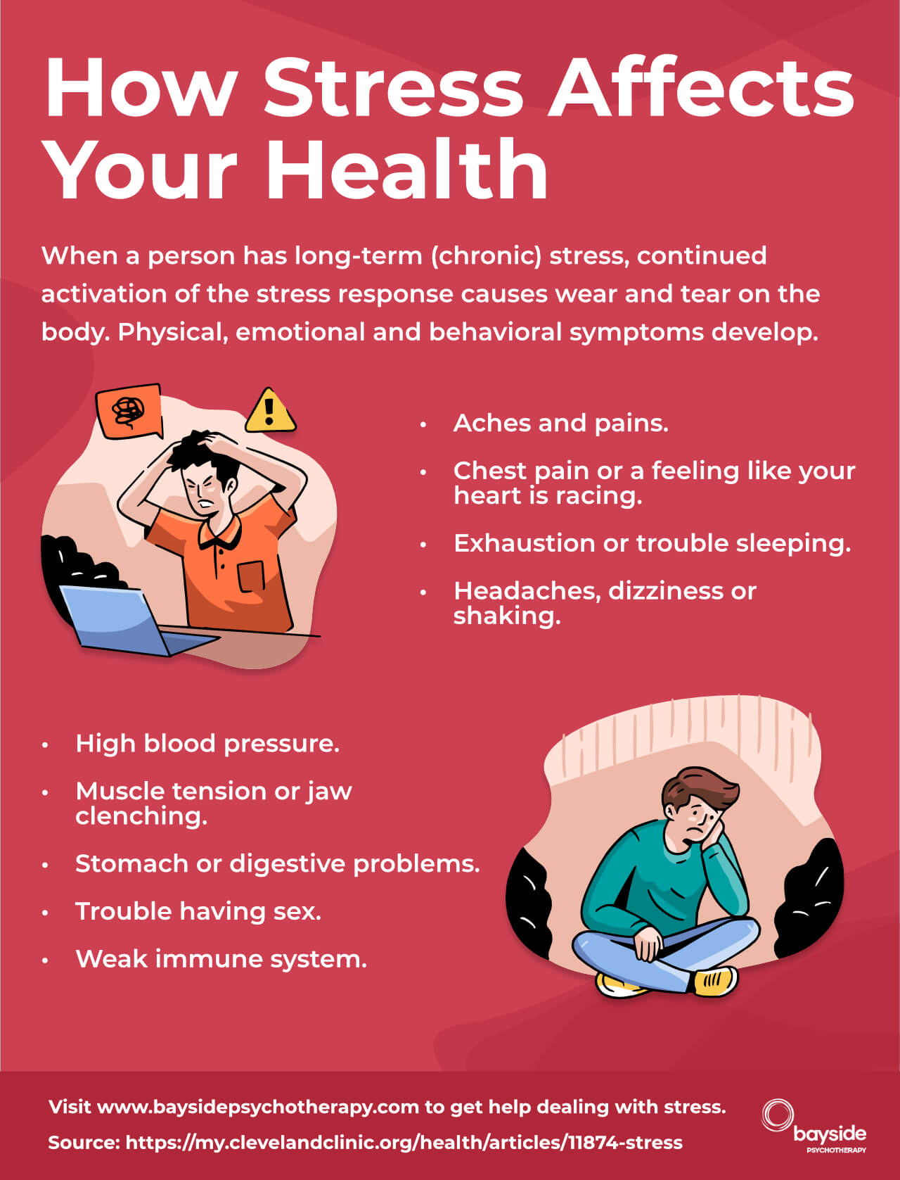 How Stress Affects Your Health - Stress Management Bayside Psychotherapy