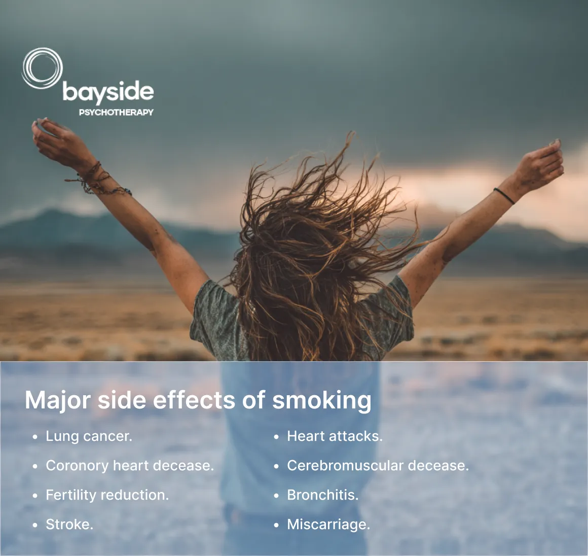 Major Side Effects Of Smoking - Bayside Psychotherapy Melbourne