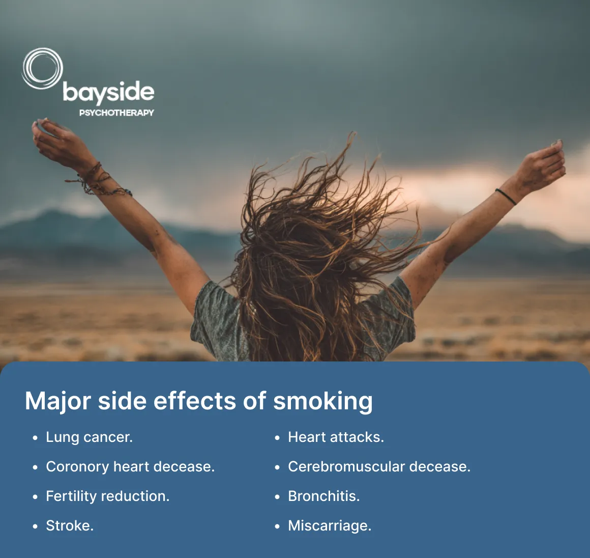 Major Side Effects Of Smoking - Bayside Psychotherapy Melbourne